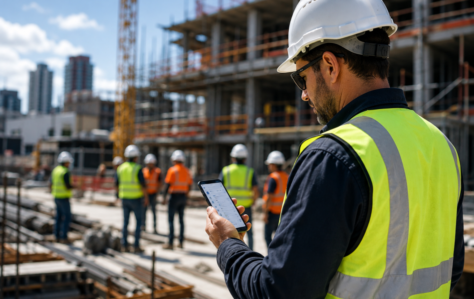 worker using tradie pass for compliance