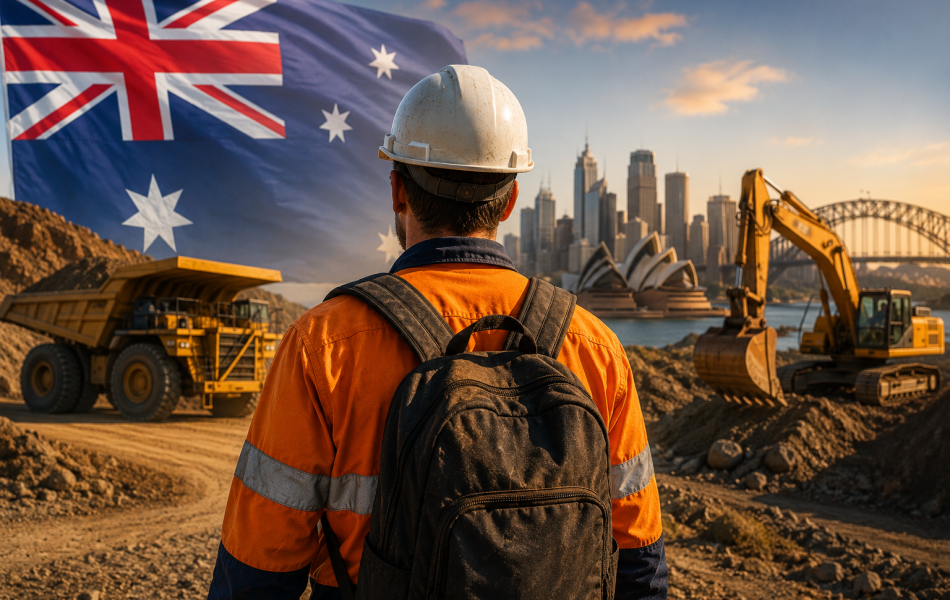 Tradie on construction site